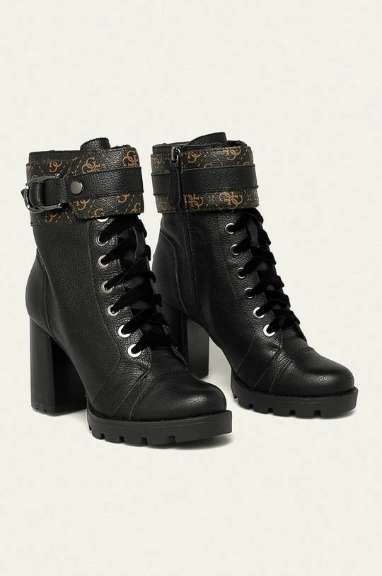 Γυναικεία Μποτάκια Guess Jeans - Δερμάτινες μπότες καφέ 4 Γυναικεία Μποτάκια Guess Jeans - Δερμάτινες μπότες καφέ - Image 2