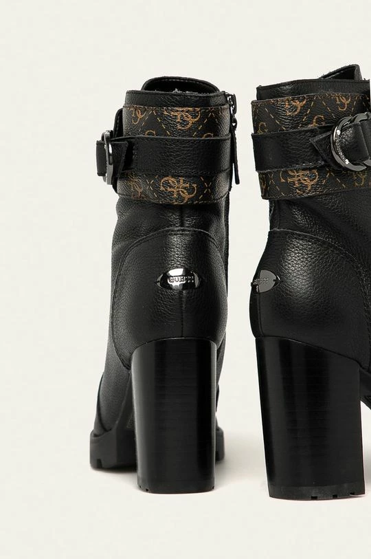 Γυναικεία Μποτάκια Guess Jeans - Δερμάτινες μπότες καφέ 5 Γυναικεία Μποτάκια Guess Jeans - Δερμάτινες μπότες καφέ - Image 3