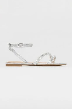Γυναικεία Σανδάλια Guess Teagin ασημί