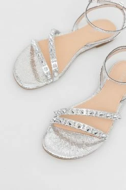 Γυναικεία Σανδάλια Guess Teagin ασημί -Guess Κατάστημα unnamed file 2290