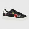 Γυναικεία Sneakers Δερμάτινα παπούτσια Guess Rockies μαύρο