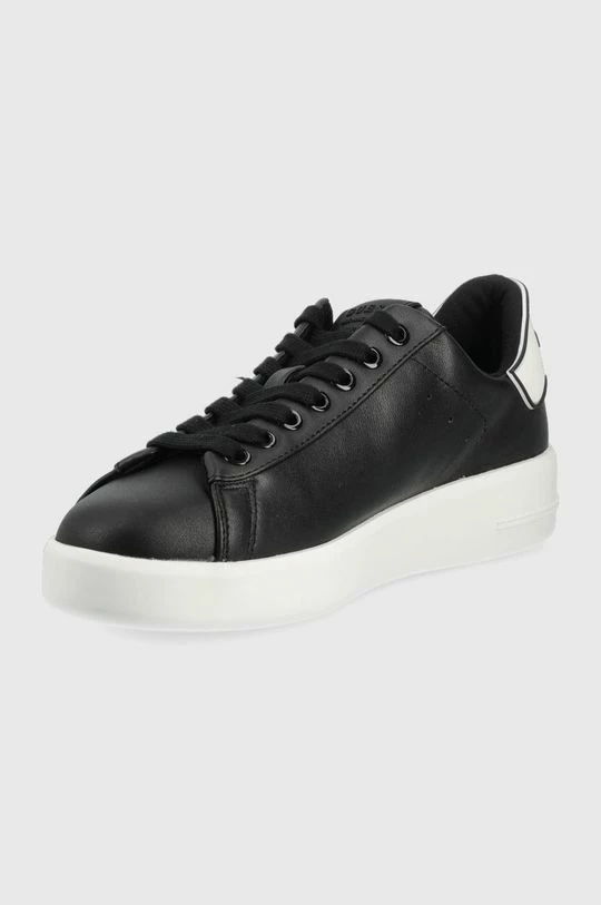 Γυναικεία Sneakers Δερμάτινα παπούτσια Guess Rockies μαύρο 5 Γυναικεία Sneakers Δερμάτινα παπούτσια Guess Rockies μαύρο - Image 3