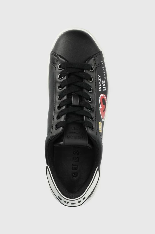 Γυναικεία Sneakers Δερμάτινα παπούτσια Guess Rockies μαύρο 6 Γυναικεία Sneakers Δερμάτινα παπούτσια Guess Rockies μαύρο - Image 4