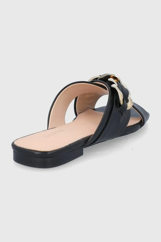 Γυναικεία Σαγιονάρες Δερμάτινες παντόφλες Guess Sameya χρώμα: μαύρο 5 Γυναικεία Σαγιονάρες Δερμάτινες παντόφλες Guess Sameya χρώμα: μαύρο - Image 3