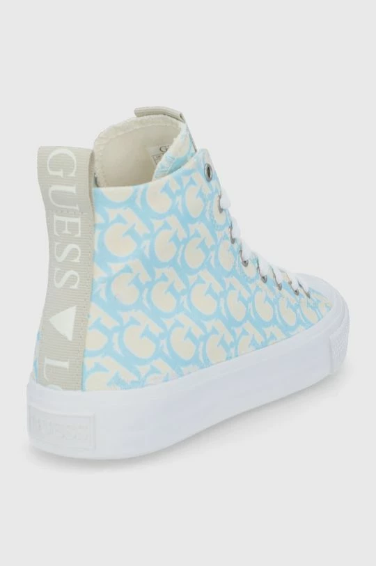 Γυναικεία Ψηλά Πάνινα παπούτσια Guess χρώμα: τιρκουάζ 5 Γυναικεία Ψηλά Πάνινα παπούτσια Guess χρώμα: τιρκουάζ - Image 3