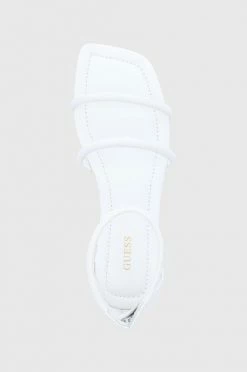 Γυναικεία Σανδάλια Δερμάτινα σανδάλια Guess Sabelle χρώμα: άσπρο -Guess Κατάστημα unnamed file 2326