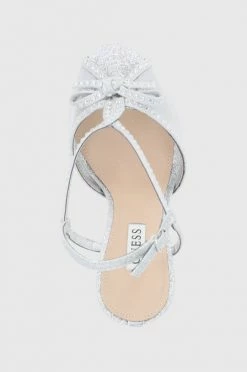 Γυναικεία Πέδιλα με τακούνι Σανδάλια Guess ασημί -Guess Κατάστημα unnamed file 2350