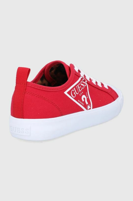 Γυναικεία Χαμηλά Πάνινα παπούτσια Guess χρώμα: κόκκινο 5 Γυναικεία Χαμηλά Πάνινα παπούτσια Guess χρώμα: κόκκινο - Image 3