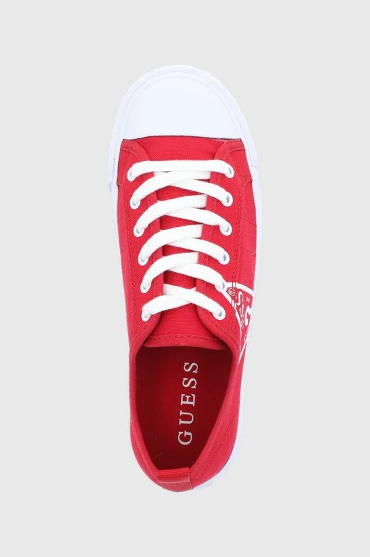 Γυναικεία Χαμηλά Πάνινα παπούτσια Guess χρώμα: κόκκινο 6 Γυναικεία Χαμηλά Πάνινα παπούτσια Guess χρώμα: κόκκινο - Image 4