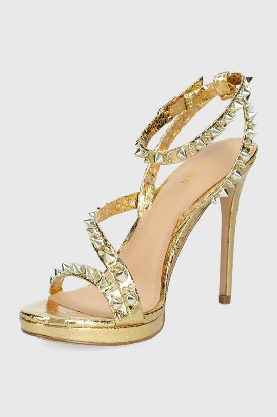 Γυναικεία Πέδιλα με τακούνι Ψηλοτάκουνα παπούτσια Guess Kaiha χρυσαφί 5 Γυναικεία Πέδιλα με τακούνι Ψηλοτάκουνα παπούτσια Guess Kaiha χρυσαφί - Image 3