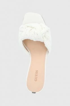Γυναικεία Σαγιονάρες Παντόφλες Guess Diedra χρώμα: άσπρο -Guess Κατάστημα unnamed file 2393