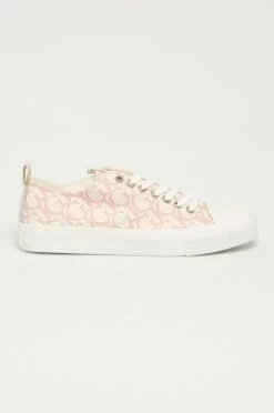 Γυναικεία Χαμηλά Guess - Πάνινα παπούτσια ροζ