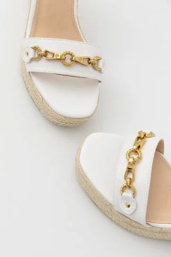 Γυναικεία Πέδιλα με τακούνι Δερμάτινα σανδάλια Guess Wendy χρώμα: άσπρο 9 Γυναικεία Πέδιλα με τακούνι Δερμάτινα σανδάλια Guess Wendy χρώμα: άσπρο -Guess Κατάστημα unnamed file 2447