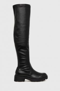 Γυναικεία Μπότες Guess χρώμα: μαύρο