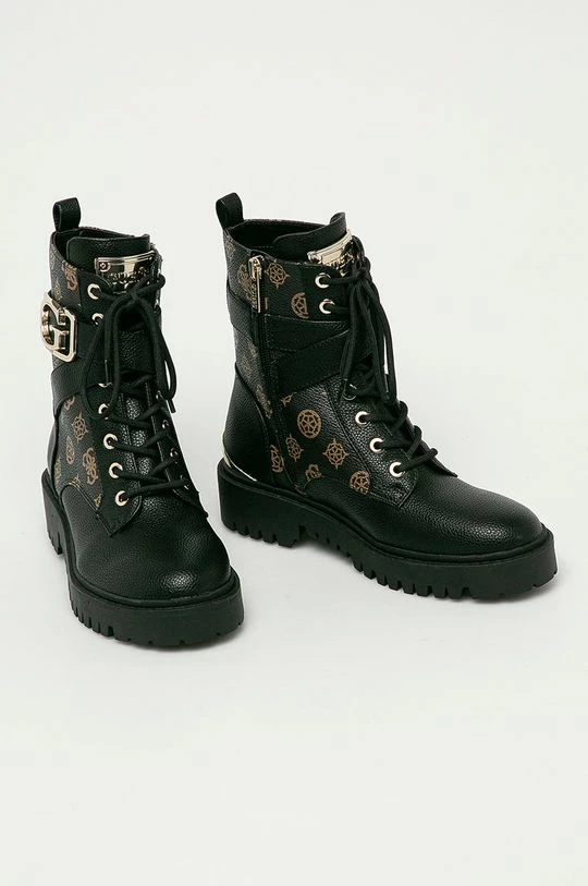 Γυναικεία Guess Jeans - Μποτάκια εργασίας μαύρο 4 Γυναικεία Guess Jeans - Μποτάκια εργασίας μαύρο - Image 2