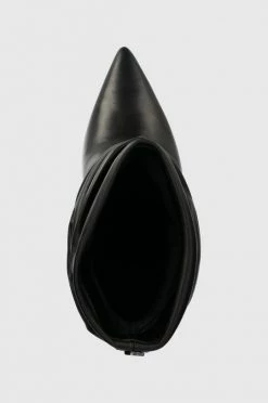 Γυναικεία Μποτάκια Δερμάτινες μπότες Guess Sabrea χρώμα: μαύρο -Guess Κατάστημα unnamed file 327