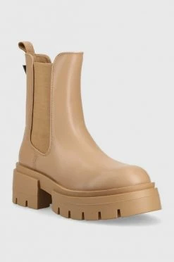 Γυναικεία Μποτάκια Μπότες τσέλσι Guess Charlotte μπεζ -Guess Κατάστημα unnamed file 479