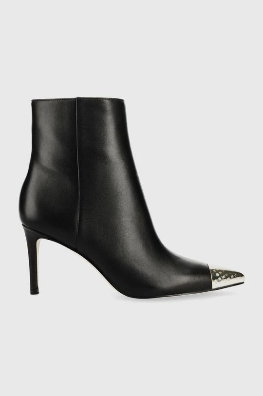 Γυναικεία Μποτάκια Δερμάτινες μπότες Guess Alinda χρώμα: μαύρο 3 Γυναικεία Μποτάκια Δερμάτινες μπότες Guess Alinda χρώμα: μαύρο