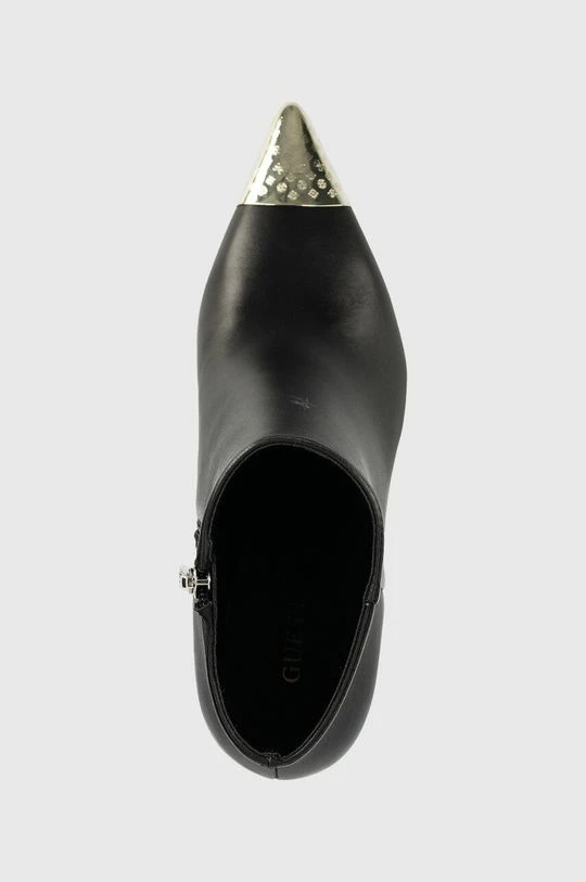 Γυναικεία Μποτάκια Δερμάτινες μπότες Guess Alinda χρώμα: μαύρο 6 Γυναικεία Μποτάκια Δερμάτινες μπότες Guess Alinda χρώμα: μαύρο - Image 4