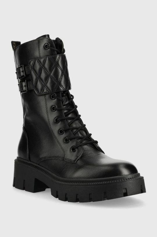 Γυναικεία Μποτάκια Δερμάτινα Workers Guess Sery μαύρο 4 Γυναικεία Μποτάκια Δερμάτινα Workers Guess Sery μαύρο - Image 2