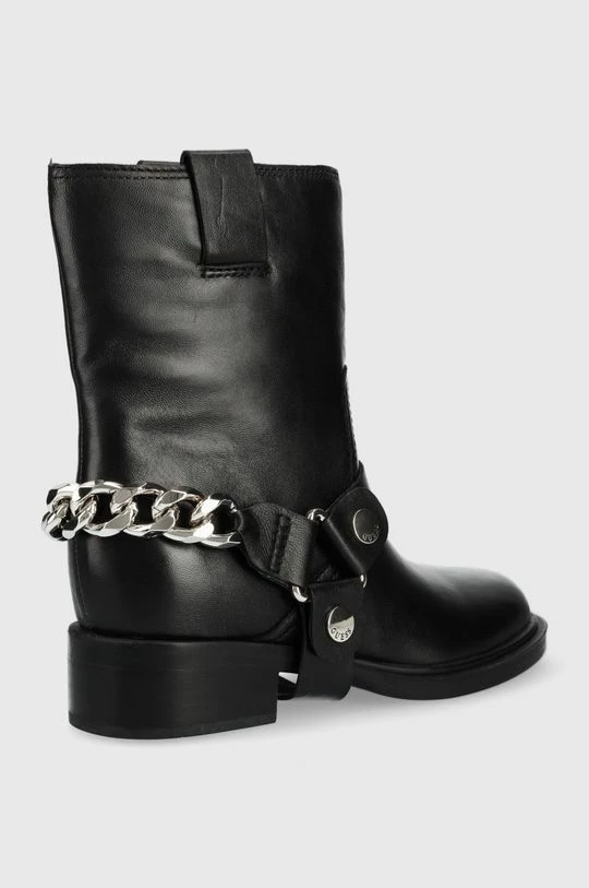 Γυναικεία Μποτάκια Δερμάτινες μπότες Guess Ruben χρώμα: μαύρο 4 Γυναικεία Μποτάκια Δερμάτινες μπότες Guess Ruben χρώμα: μαύρο - Image 2