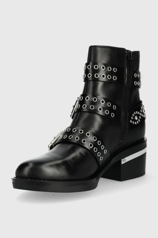 Γυναικεία Μποτάκια Δερμάτινες μπότες Guess Fifii χρώμα: μαύρο 5 Γυναικεία Μποτάκια Δερμάτινες μπότες Guess Fifii χρώμα: μαύρο - Image 3