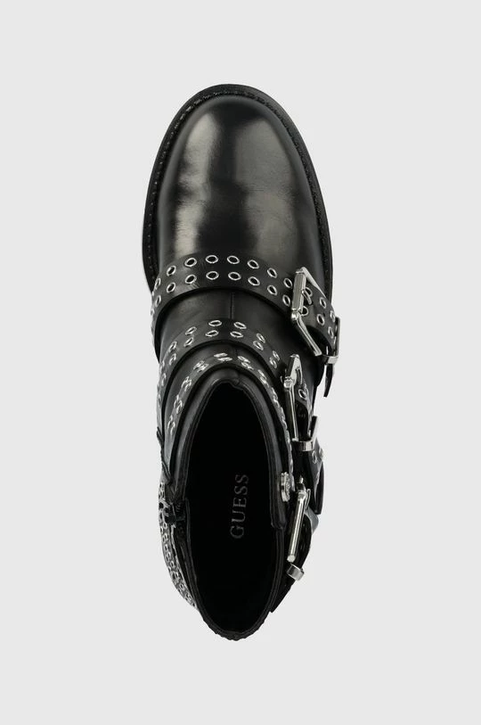 Γυναικεία Μποτάκια Δερμάτινες μπότες Guess Fifii χρώμα: μαύρο 6 Γυναικεία Μποτάκια Δερμάτινες μπότες Guess Fifii χρώμα: μαύρο - Image 4