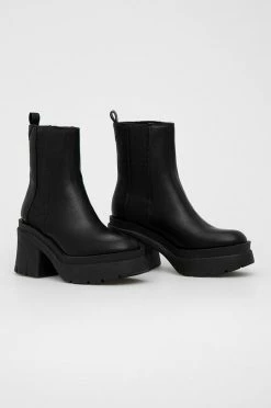 Γυναικεία Μποτάκια Μπότες τσέλσι Guess Vaneta μαύρο -Guess Κατάστημα unnamed file 753