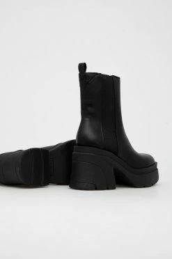 Γυναικεία Μποτάκια Μπότες τσέλσι Guess Vaneta μαύρο -Guess Κατάστημα unnamed file 754