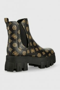 Γυναικεία Μποτάκια Μπότες τσέλσι Guess Vaeda μαύρο -Guess Κατάστημα unnamed file 762