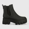 Γυναικεία Μποτάκια Μπότες τσέλσι Guess Vaeda μαύρο