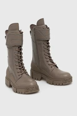 Γυναικεία Μποτάκια εργασίας Guess χρώμα: γκρι -Guess Κατάστημα unnamed file 802