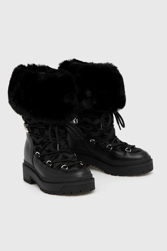 Γυναικεία Μπότες χιονιού Guess χρώμα: μαύρο 4 Γυναικεία Μπότες χιονιού Guess χρώμα: μαύρο - Image 2