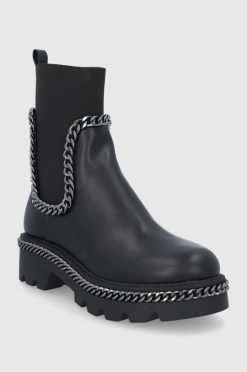 Γυναικεία Μποτάκια Μπότες Τσέλσι Guess χρώμα: μαύρο -Guess Κατάστημα unnamed file 831