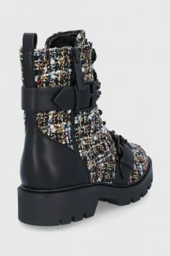 Γυναικεία Μποτάκια εργασίας Guess χρώμα: μαύρο -Guess Κατάστημα unnamed file 857