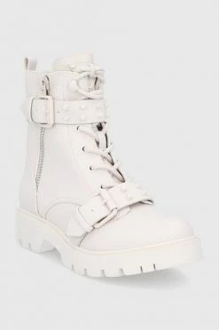 Γυναικεία Μποτάκια εργασίας Guess χρώμα: κρεμ -Guess Κατάστημα unnamed file 861