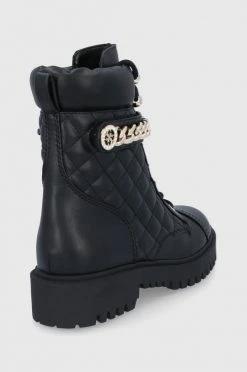 Γυναικεία Μποτάκια εργασίας Guess χρώμα: μαύρο -Guess Κατάστημα unnamed file 907